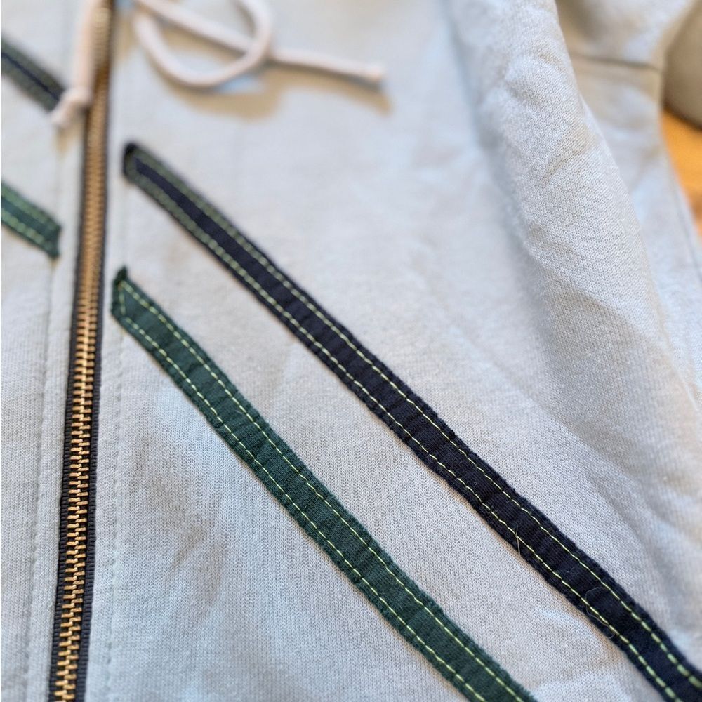 Rare Aviator Nation Two Stripe Full Zip - Picture 2 of 7